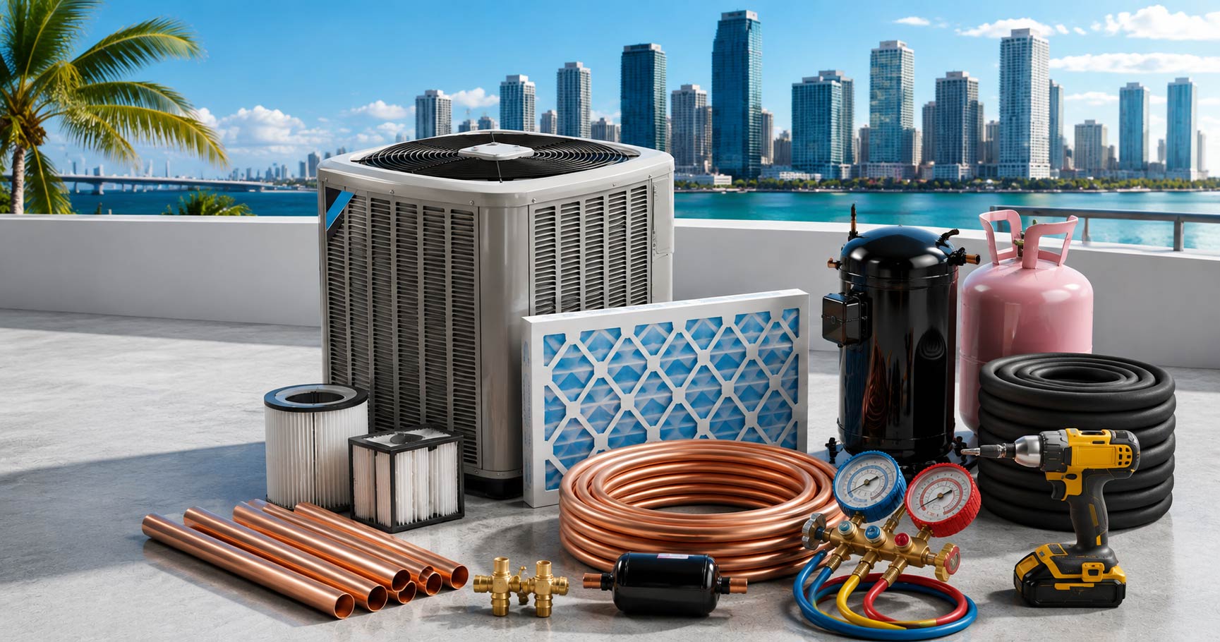 Commercial HVAC equipment and supplies for Miami contractors